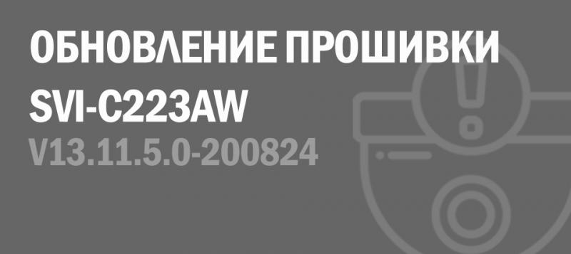 Обновление прошивки для IP видеокамеры Satvision SVI-C223AW