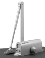 Доводчик дверной LONEX 330 до 120 кг серебро
