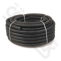 Гофротруба лег. ПНД 25 мм с пр. (черная)(50)