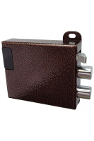 Полис 11M-01c бл Замок эл. мех. накладной с блокир