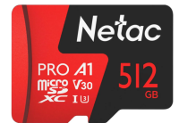 Карта памяти MicroSDXC 512GB Netac NT02P500PRO-512G-S P500 Extreme PRO 