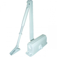 Доводчик дверной DC-180 (Е-605) до 120 кг белый