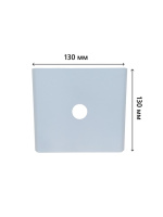 Кронштейн для крепления видеокамеры на столб, 130х130, белый